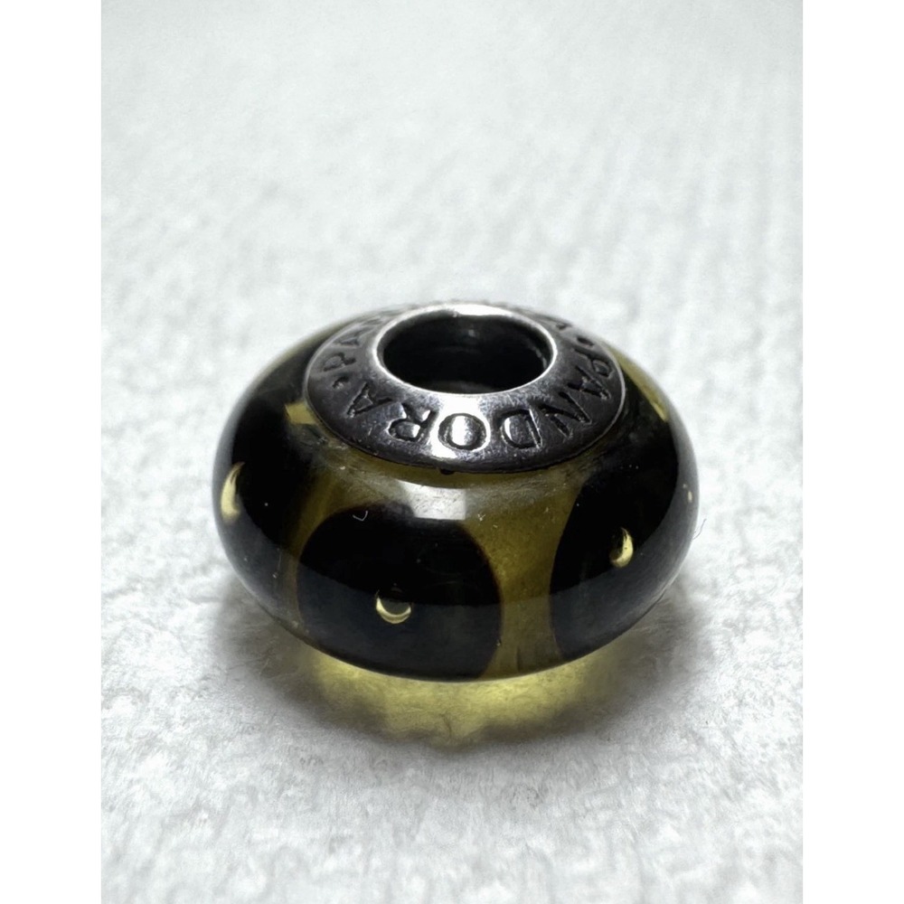 Pandora s925 Ale Sterling silver Murano Glass Bead Charm